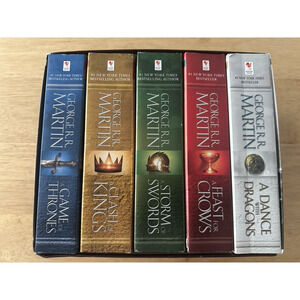 Game of Thrones Bantam Box Set 1-5, A Song of Ice and Fire George R.R. Martin